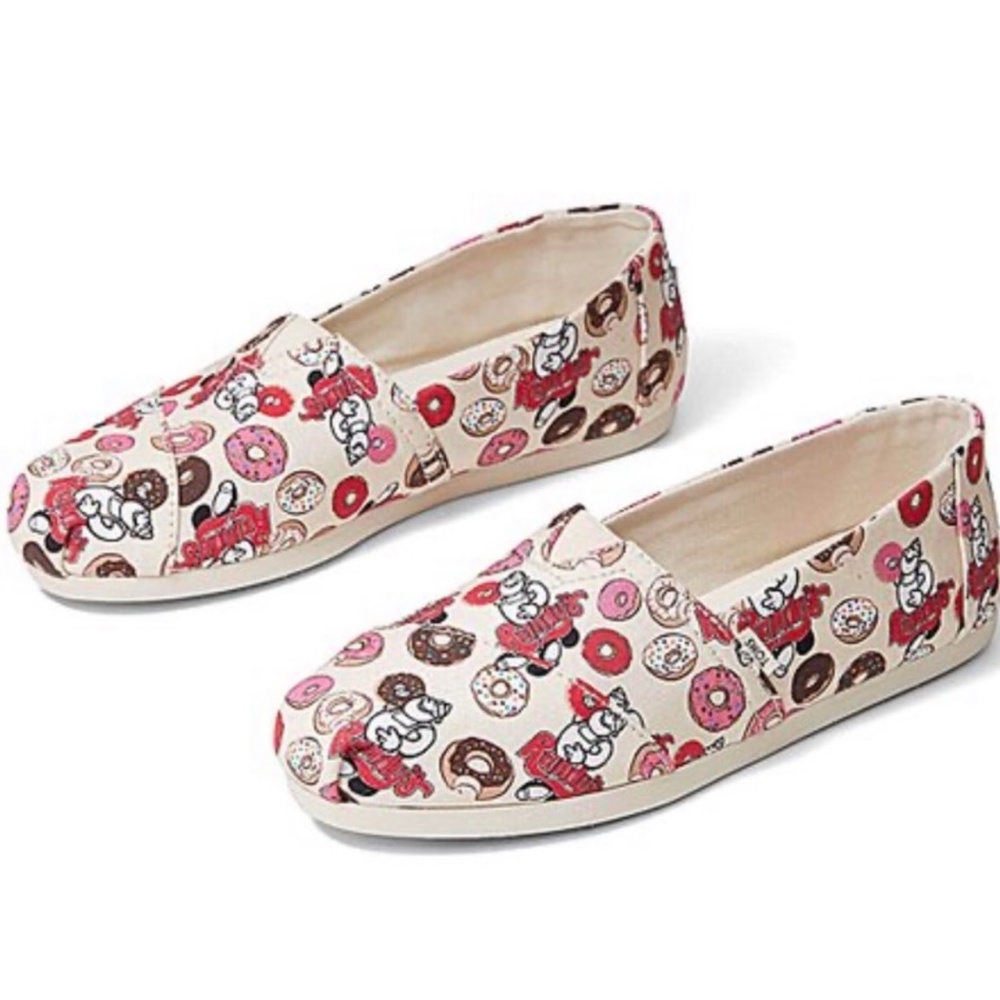 Toms Natural Randys Donut Print size W6.5 Women's
